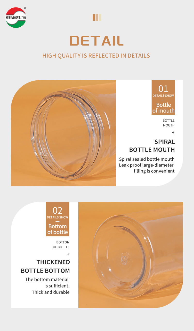 Transparent Plastic Bottles